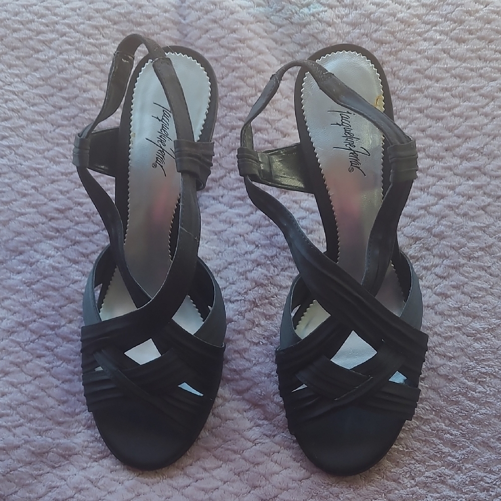 Elegant Black Strappy Sandals